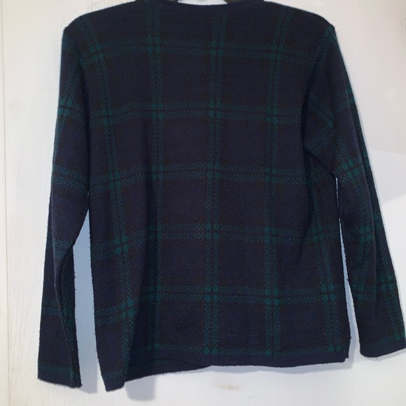 Plaid Blazer Sweater - Picture 8 of 10